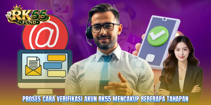 Proses cara verifikasi akun RK55 mencakup beberapa tahapan