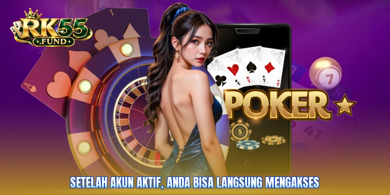 Setelah akun aktif, Anda bisa langsung mengakses