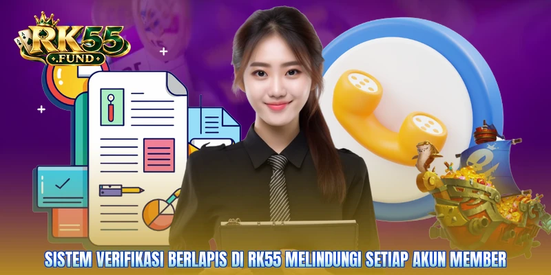 Sistem verifikasi berlapis di RK55 melindungi setiap akun member