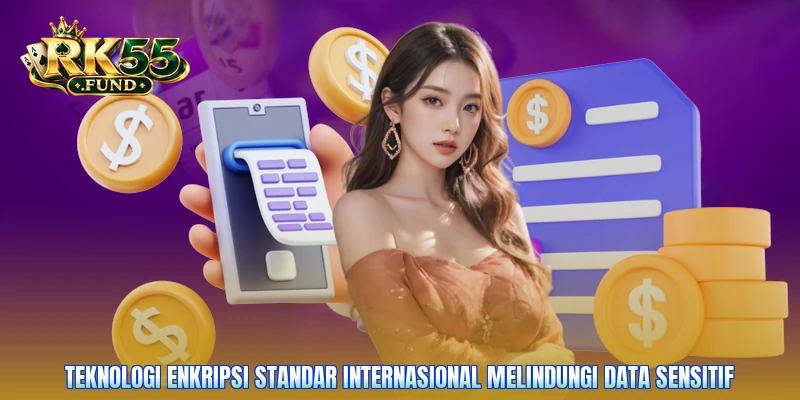 Teknologi enkripsi standar internasional melindungi data sensitif